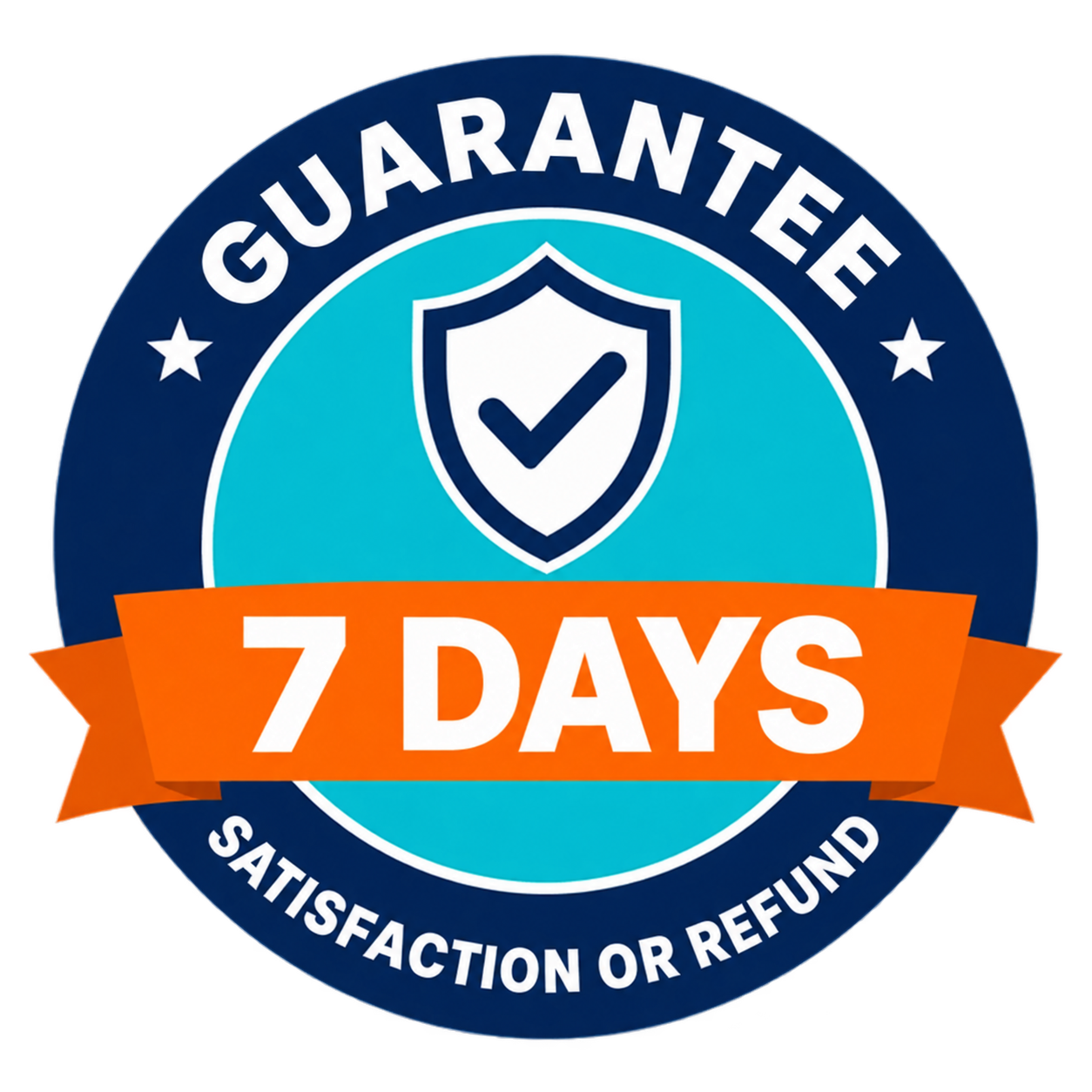 7-day satisfaction or refund guarantee